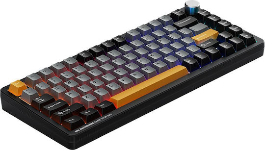 Machenike K600-B82W Wireless Gaming Mechanical Keyboard 75% with GR Silver Switches and RGB Lighting English US