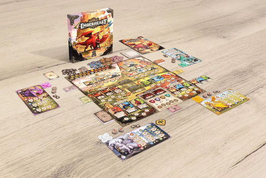 Board Game Emberheart for 2-4 Players 12+ Years Old (EN) Mindclash Games