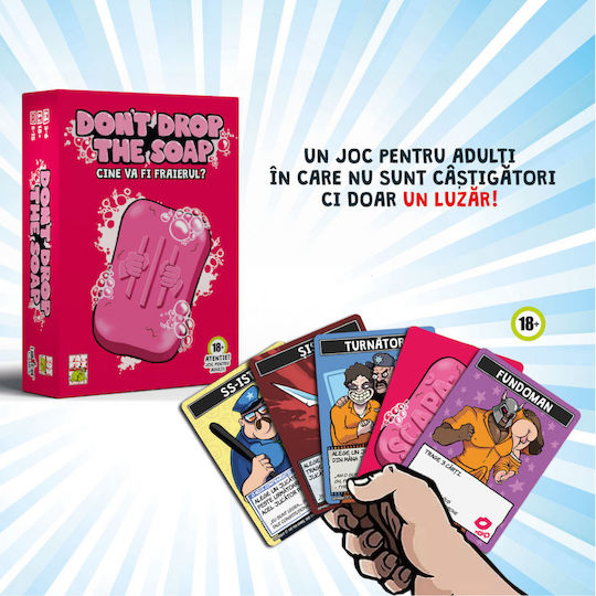 Joc de Societate Don't Drop the Soap pentru 3-6 Jucători 18+ Ani Don't Panic Games
