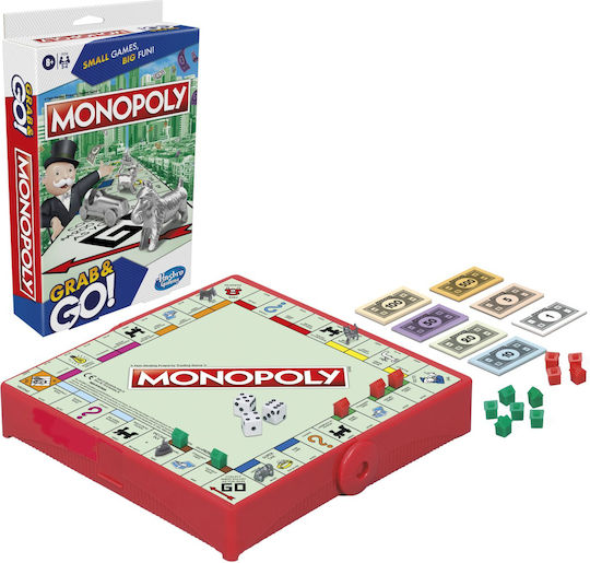 Joc de Societate Monopoly Grab & Go pentru 2-4 Jucători 8+ Ani (EN) Hasbro