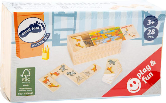 Board Game Ξύλινο Domino Safari for 1+ Players 3+ Years Old (EN) Small Foot
