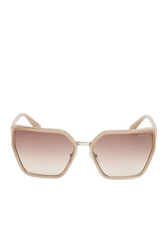 Guess Guess Damen Sonnenbrillen mit Schwarzem Rahmen und Rosa Verlaufsfarbe Gläser GU00146 57F