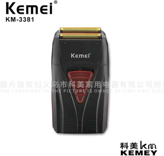Kemei KM-3381 Foil Aparat de Ras Electric Față Reîncărcabil