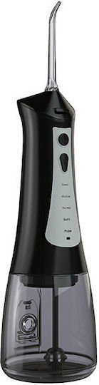 Lafe Water Flosser 300ml Επαναφορτιζόμενο & Αδιάβροχο Μαύρο
