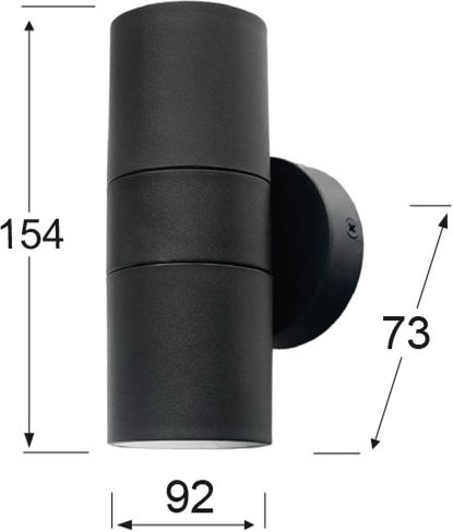 Heronia Double Spot In Black Colour
