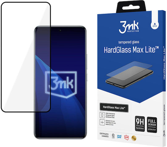 3MK Redmi Note 15 Pro 4G Gehärtetes Glas Max Lite Schwarz