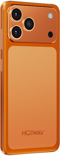 Hotwav A17 Pro Max Dual SIM (4/128GB) Πορτοκαλί