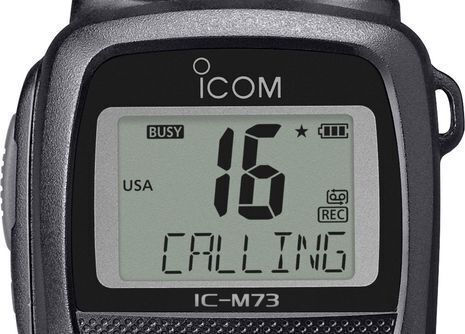 Icom IC-M73 Plus Ασύρματος Πομποδέκτης VHF Marine 6W με Μονόχρωμη Οθόνη