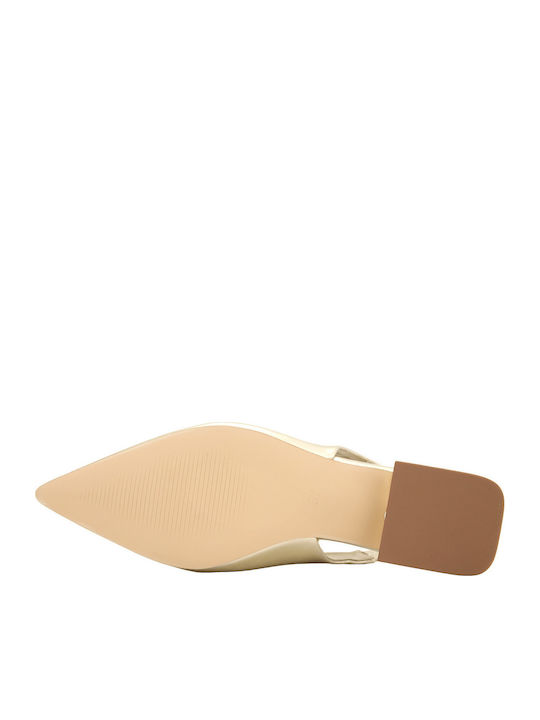 Gold Heels with Strap