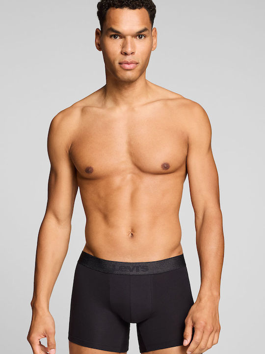 Herren Boxershorts Schwarz 3er Pack