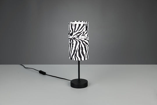 Trio Lighting Μεταλλικό Πορτατίφ με Μαύρο Καπέλο και Βάση