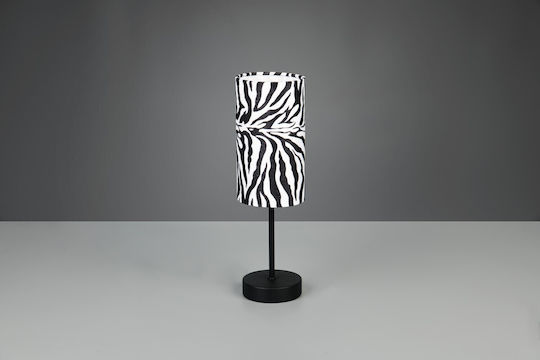 Trio Lighting Μεταλλικό Πορτατίφ με Μαύρο Καπέλο και Βάση