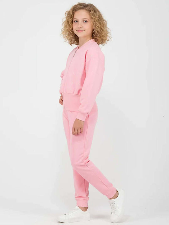 Joyce Kinder Trainingsanzüge Rosa 2 Stück Casual Joyce Kinder Trainingsanzüge Rosa 2 Stück Casual