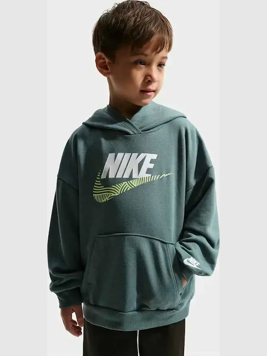Kids Tracksuit Set With Top Green Black