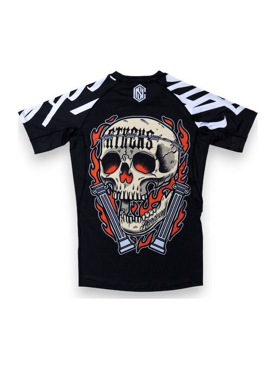Chosen Men's Short Sleeve Shirt CHRS162 for Jiu-Jitsu Black