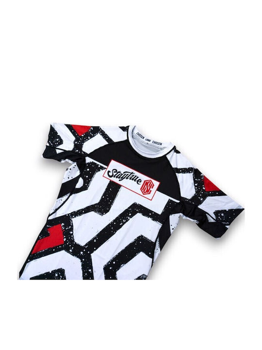 Chosen Men's Short Sleeve Shirt CHRS160 for Jiu-Jitsu Black