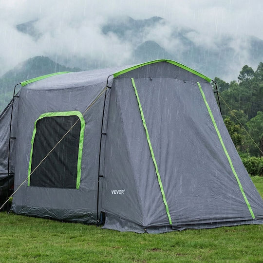 Vevor Camping Tunnel Car Tent Gray 4 Seasons for 9 People 323x244x220cm