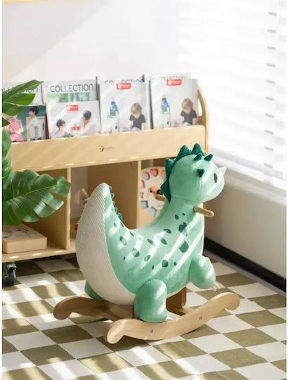 Classic World Wooden Rocking Toy Dinosaur for 12+ months