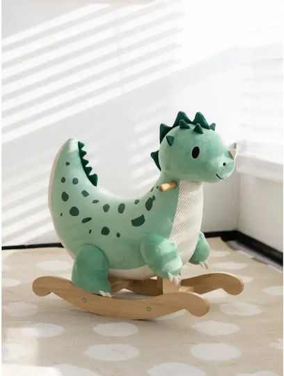 Classic World Wooden Rocking Toy Dinosaur for 12+ months