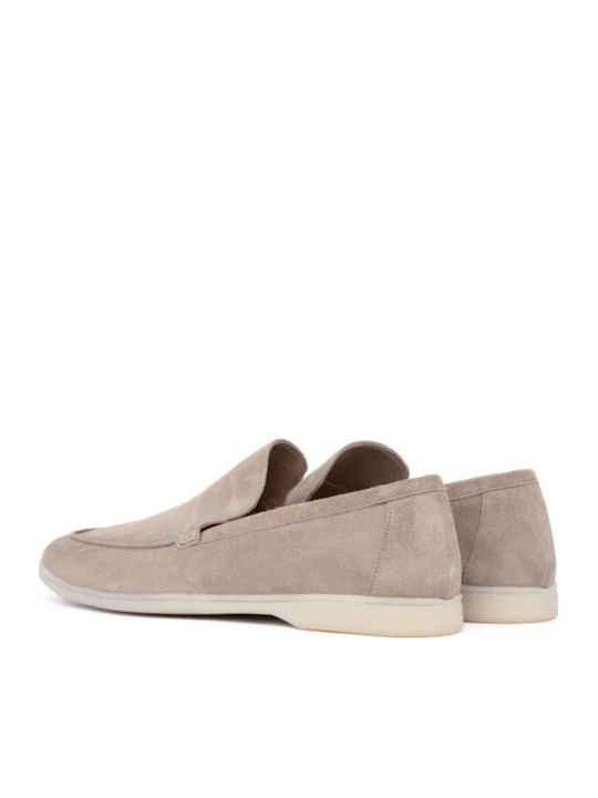 Suede Ανδρικά Μοκασίνια σε Μπεζ Χρώμα