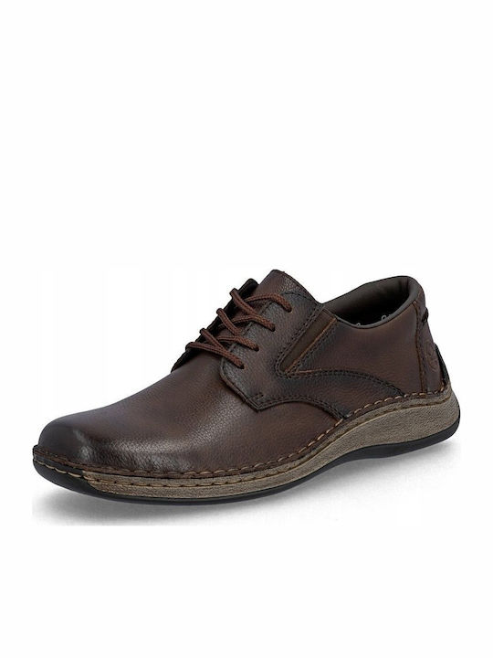 Leather Men's Casual Brown Shoes