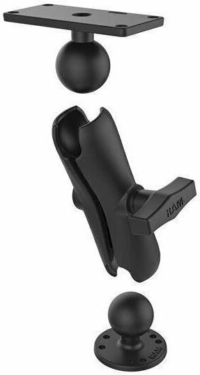 Ram Mounts Ram Стойка С Двойна Сфера За Монтаж С Пробиване Humminbird Helix 7 Средна Многоцветна