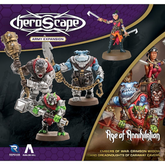 Heroscape Age Annihlation Crimson & Dreadnought Expansion