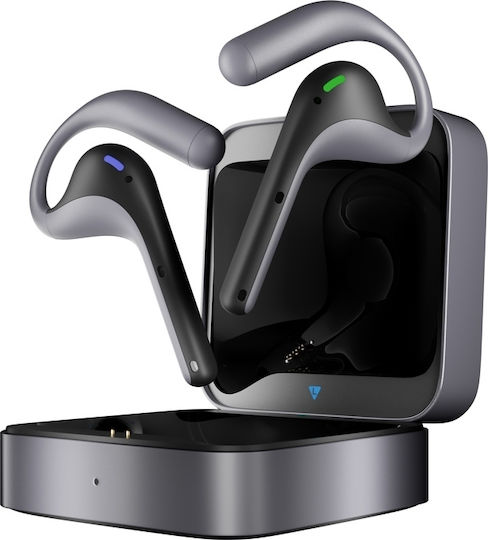 Timekettle W4 Pro In-ear Bluetooth Handsfree Ακουστικά με Θήκη Φόρτισης Μαύρα