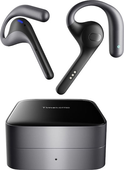 Timekettle W4 Pro In-ear Bluetooth Handsfree Ακουστικά με Θήκη Φόρτισης Μαύρα