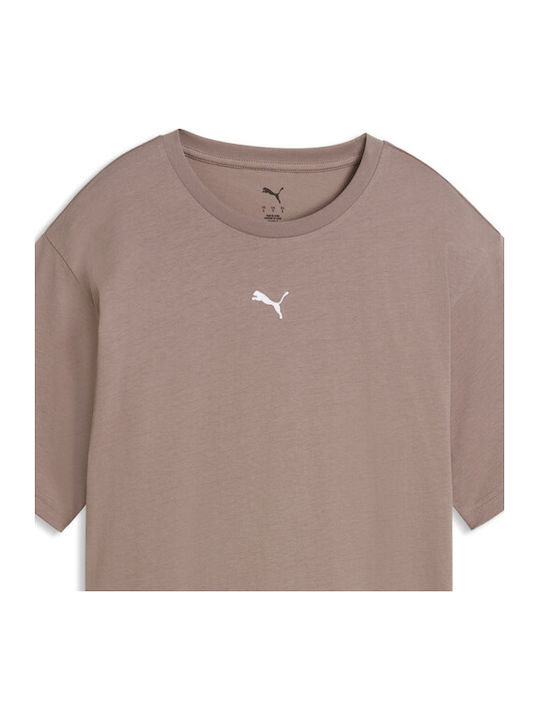 PUMA Essentials Damen Blusen Braune T-Shirt