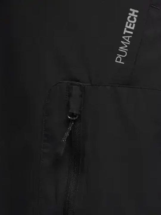 Cargo Glossy Black Sweatpants Trousers