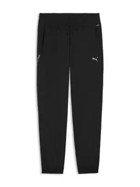 Cargo Glossy Black Sweatpants Trousers