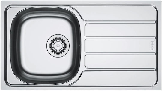 Franke 1010715814 Chiuvetă Bucătărie Încastrabilă Dreapta Inox L78xL43.5cm Gri