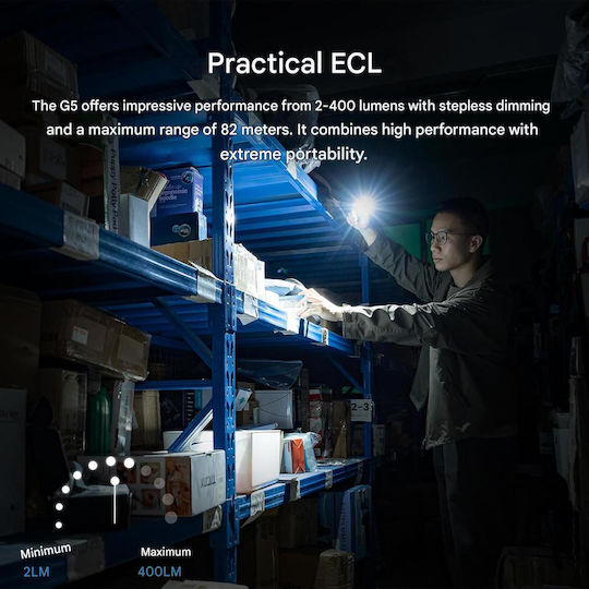 Lanternă LED Reîncărcabilă cu Luminozitate Maximă 400lm Lantern