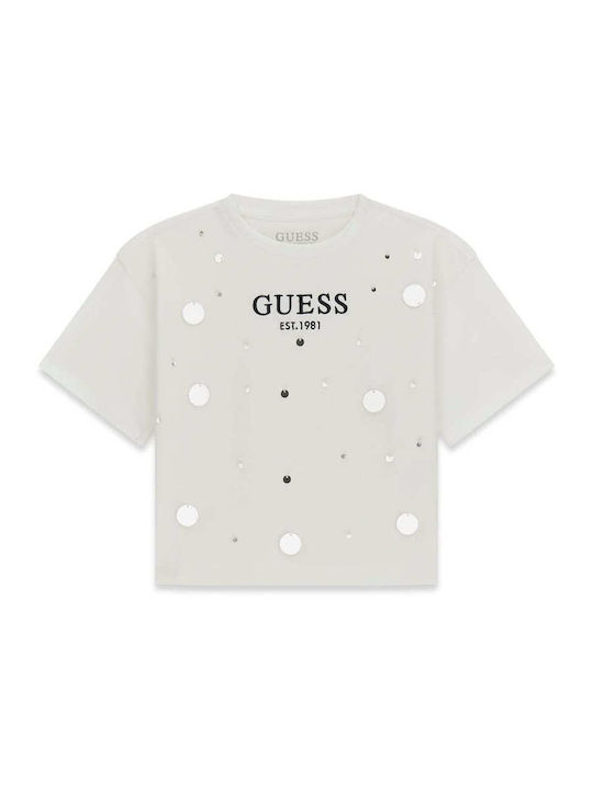 Guess Kids Short-Sleeved Top White