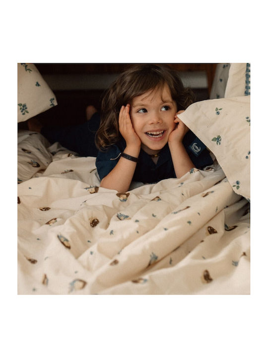 La Millou Baby Cot Blanket Minky Cotton Beige 110x140cm