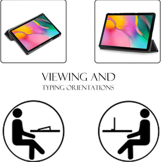 Flip Cover Durabilă Neagră (Samsung Galaxy Tab A 10.1 2019 T510)