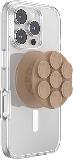 Popsockets Popgrip Magsafe Smartphone Holder Suck-up Collection Brown