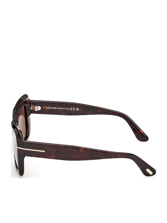 Tom Ford Sunglasses with Horn-Rimmed Frame
