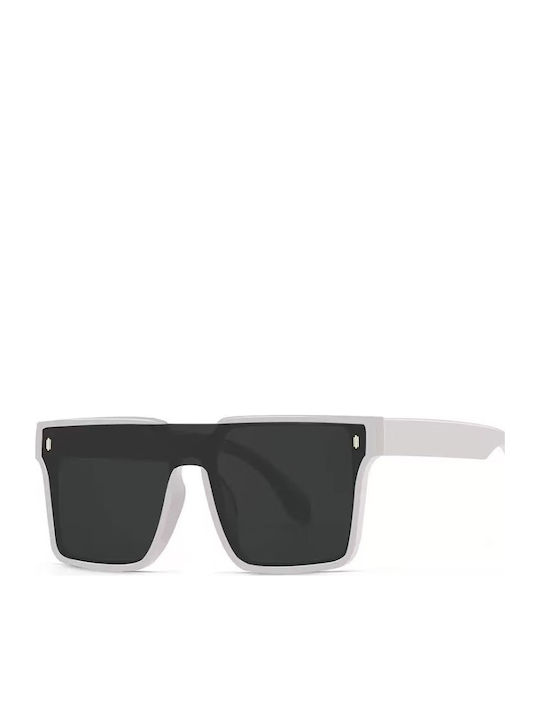 King Unisex Sunglasses with Brown Frame and Purple Polarized Lens SUNKI345-SN038