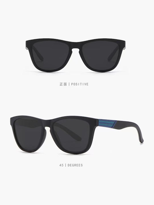 King Unisex Γυαλιά Ηλίου με Πολύχρωμο Σκελετό και Καφέ Polarized Φακό SUNKI345-SN035