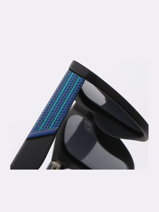 King Unisex Γυαλιά Ηλίου με Πολύχρωμο Σκελετό και Καφέ Polarized Φακό SUNKI345-SN035