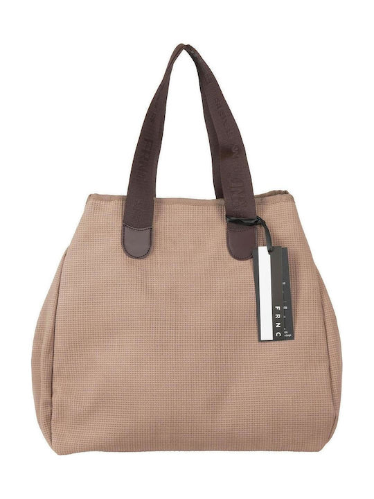 Geantă Dama Shopper Tricotată Bej