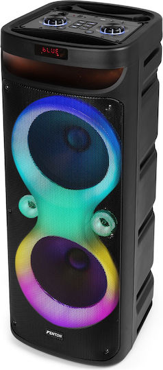 Fenton Karaoke Speaker with Wired Microphone and Lighting Effects PARTYBOX TRACK610 Black