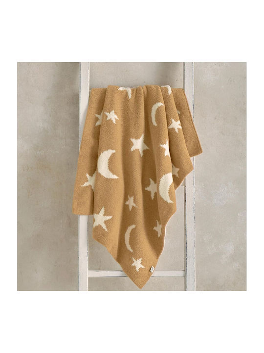 Mamas & Papas Baby Blanket Star Yellow 70x90cm
