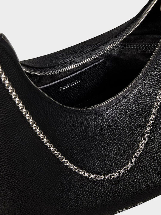 Emblem Women's Shoulder Bag Black