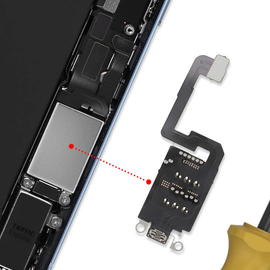 Clappio Sim Reader Compatible Iphone 17 Slot Nano Sim Card To Solder On Motherboard Black
