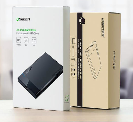 Ugreen Θήκη για Σκληρό Δίσκο 2.5" SATA III με σύνδεση USB 3.1 Type-C