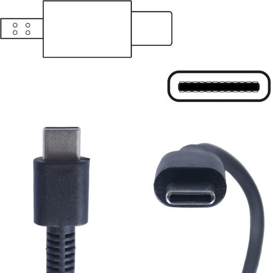 Τροφοδοτικό Laptop Ac Adapter Φορτιστής Hp 860065-002 860209-850 916369-003 918170-004 925740-002 L04650-850 L21487-001 L30757-002 L32392-001 L43180-005 L65505-002 65w Type-c Κωδ.60268