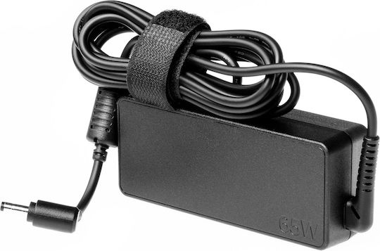 Lenovo Φορτιστής Laptop 65W 20V 1.5A για Lenovo με Αποσπώμενο Καλώδιο Τροφοδοσίας